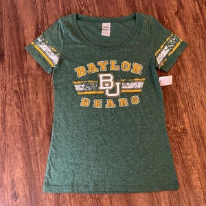Baylor Bears T-Shirt Green Size Medium NWT